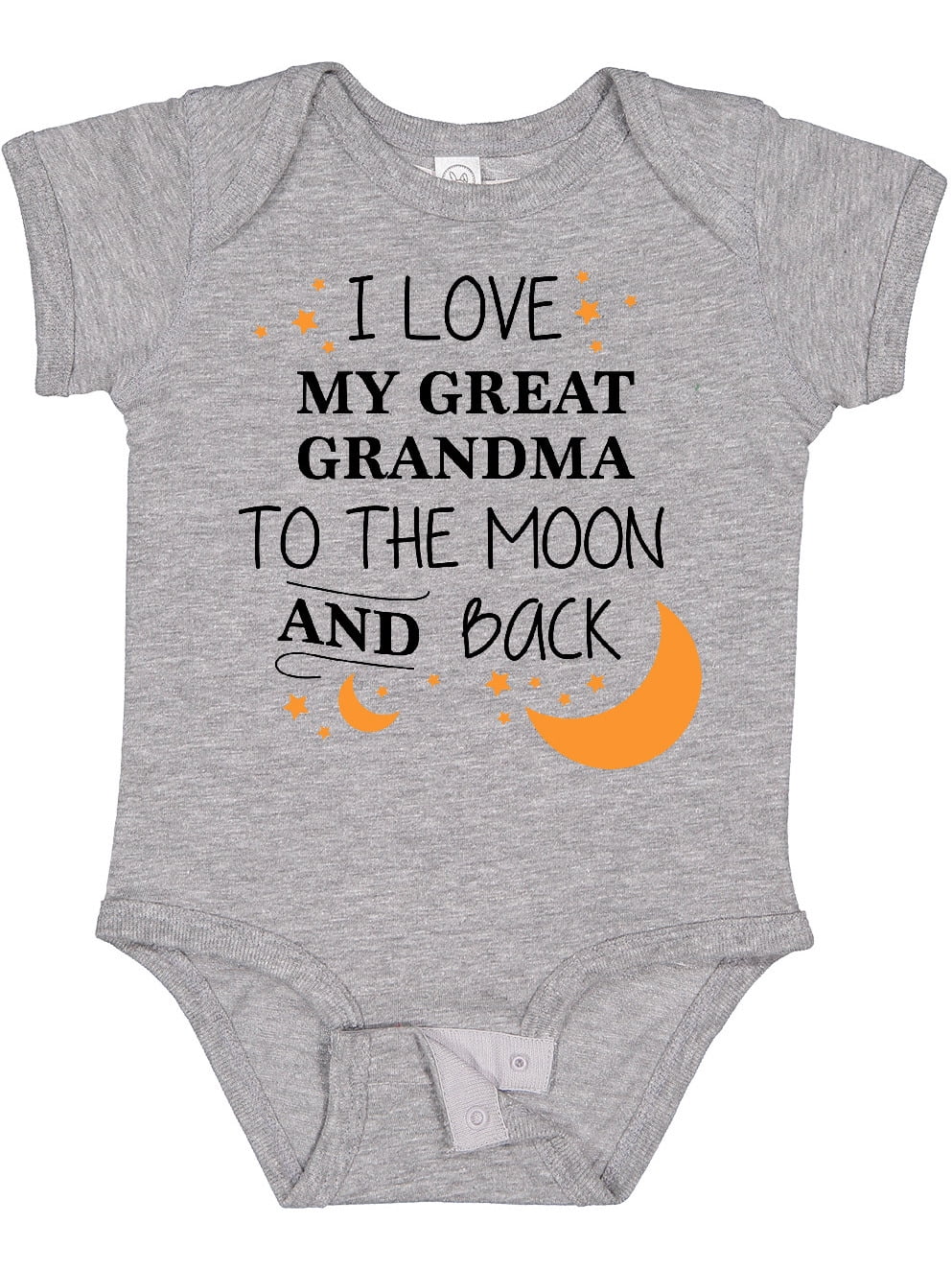 Inktastic I Love My Great Grandma to the Moon and Back Boys or Girls Baby Bodysuit