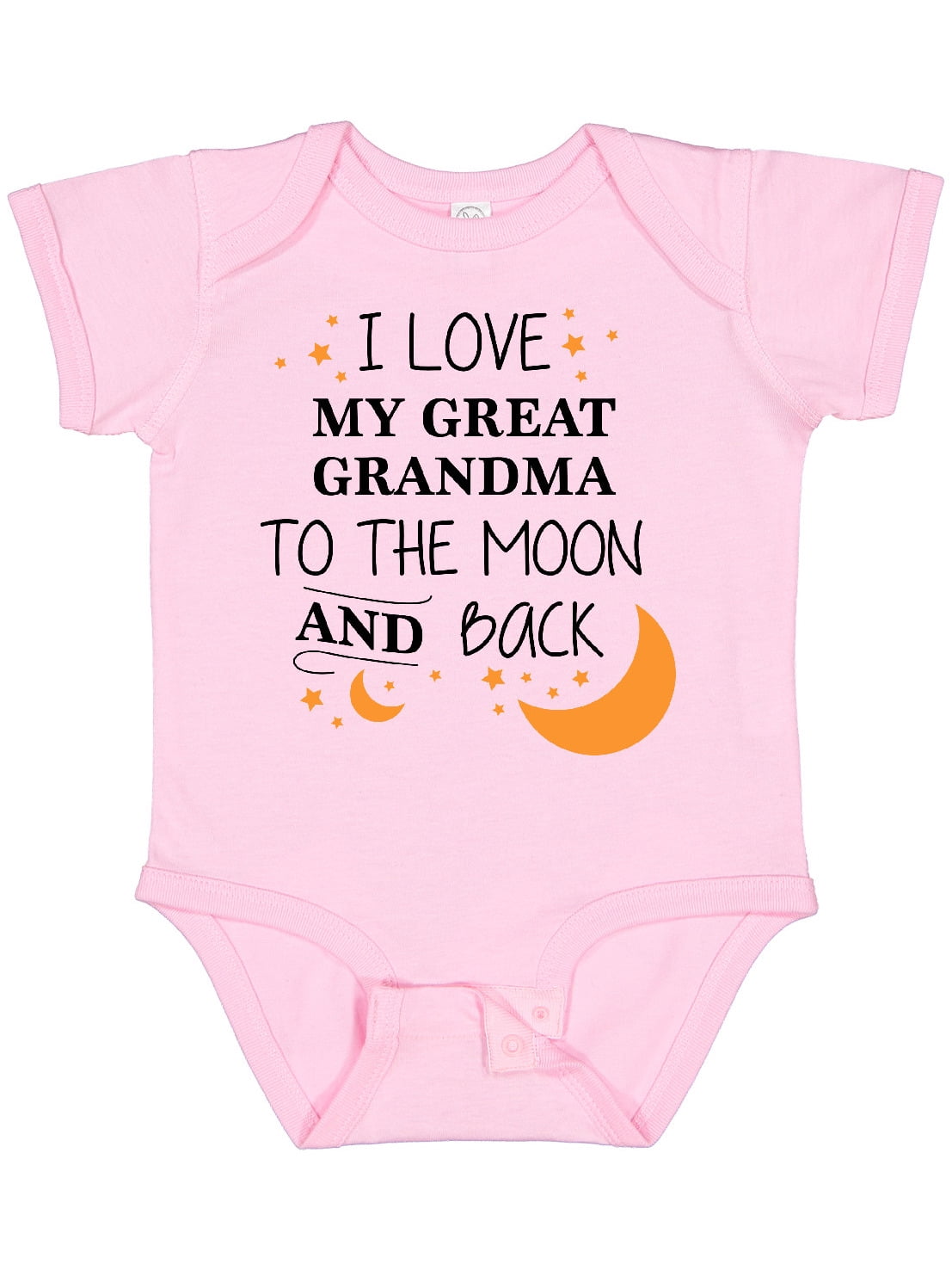 Inktastic I Love My Great Grandma to the Moon and Back Boys or Girls Baby Bodysuit
