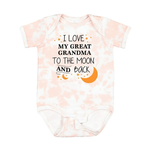 Inktastic I Love My Great Grandma to the Moon and Back Boys or Girls Baby Bodysuit