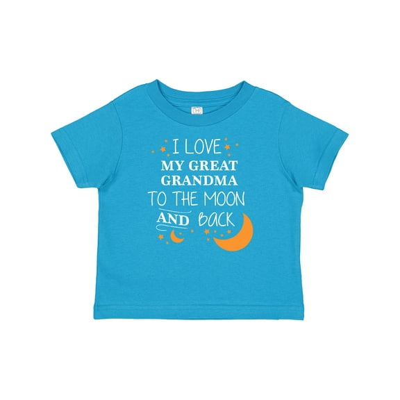 Inktastic I Love My Great Grandma to the Moon and Back Boys or Girls Baby T-Shirt