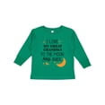 thumbnail image 1 of Inktastic I Love My Great Grandma to the Moon and Back Boys or Girls Long Sleeve Toddler T-Shirt, 1 of 5