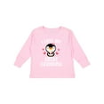 thumbnail image 1 of Inktastic I Love My Great Grandma with Cute Penguin and Hearts Girls Long Sleeve Toddler T-Shirt, 1 of 5