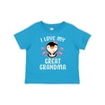 thumbnail image 1 of Inktastic I Love My Great Grandma with Cute Penguin and Hearts Girls Toddler T-Shirt, 1 of 5
