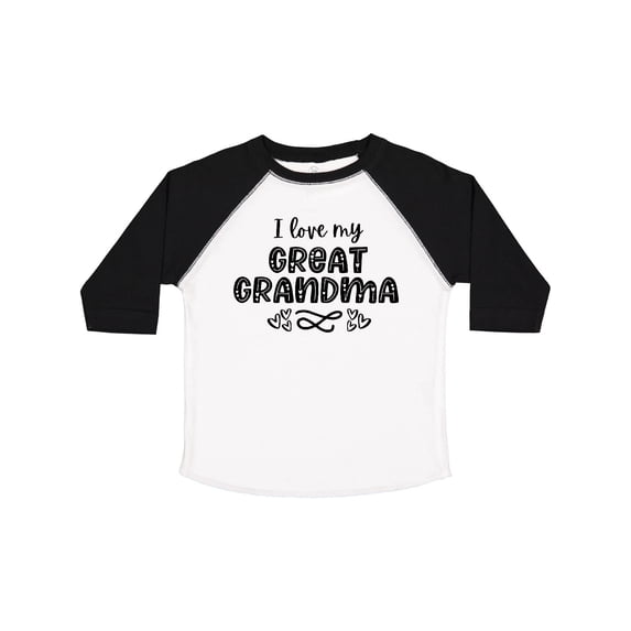 Inktastic I Love My Great Grandma with Hearts Boys or Girls Toddler T-Shirt