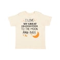 thumbnail image 1 of Inktastic I Love My Great Grandmother to the Moon and Back Boys or Girls Toddler T-Shirt, 1 of 5