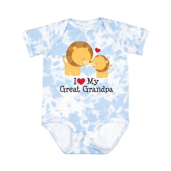 Inktastic I Love My Great Grandpa Boys or Girls Baby Bodysuit
