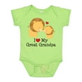 thumbnail image 1 of Inktastic I Love My Great Grandpa Boys or Girls Baby Bodysuit, 1 of 5