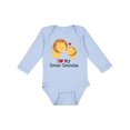 thumbnail image 1 of Inktastic I Love My Great Grandpa Boys or Girls Long Sleeve Baby Bodysuit, 1 of 5