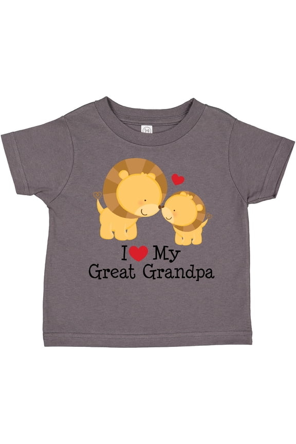 I Love My Great Grandpa Boys or Girls Toddler T-Shirt