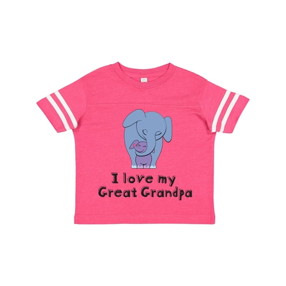 Inktastic I Love My Great Grandpa Elephant Boys or Girls Toddler T-Shirt