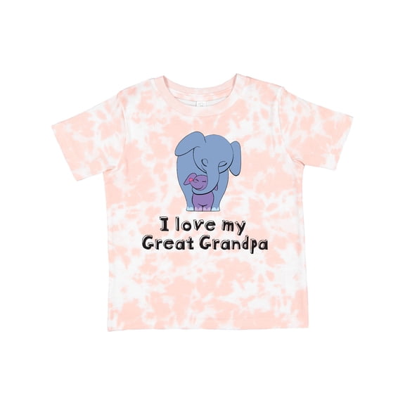 Inktastic I Love My Great Grandpa Elephant Boys or Girls Toddler T-Shirt