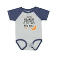 thumbnail image 1 of Inktastic I Love My Great Grandpa to the Moon and Back Boys or Girls Baby Bodysuit, 1 of 5