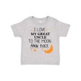 thumbnail image 1 of Inktastic I Love My Great Uncle To The Moon and Back Boys or Girls Toddler T-Shirt, 1 of 5