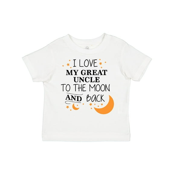 Inktastic I Love My Great Uncle To The Moon and Back Boys or Girls Toddler T-Shirt