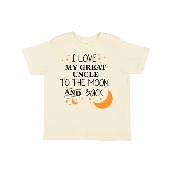 Inktastic I Love My Great Uncle To The Moon and Back Boys or Girls Toddler T-Shirt