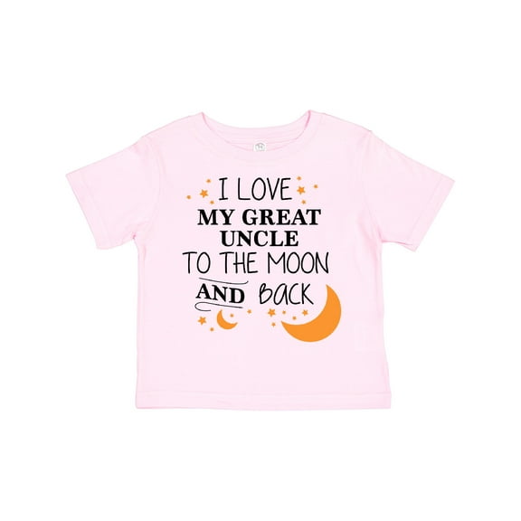 Inktastic I Love My Great Uncle To The Moon and Back Boys or Girls Toddler T-Shirt