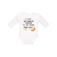 thumbnail image 1 of Inktastic I Love My Great Uncle to the Moon and Back Boys or Girls Long Sleeve Baby Bodysuit, 1 of 5