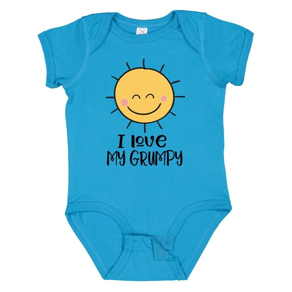 Inktastic I Love My Grumpy Cute Sunshine Boys or Girls Baby Bodysuit