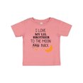 thumbnail image 1 of Inktastic I Love My Lil Brother to the Moon and Back Boys or Girls Baby T-Shirt, 1 of 5