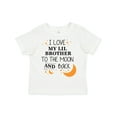 thumbnail image 1 of Inktastic I Love My Lil Brother to the Moon and Back Boys or Girls Toddler T-Shirt, 1 of 5
