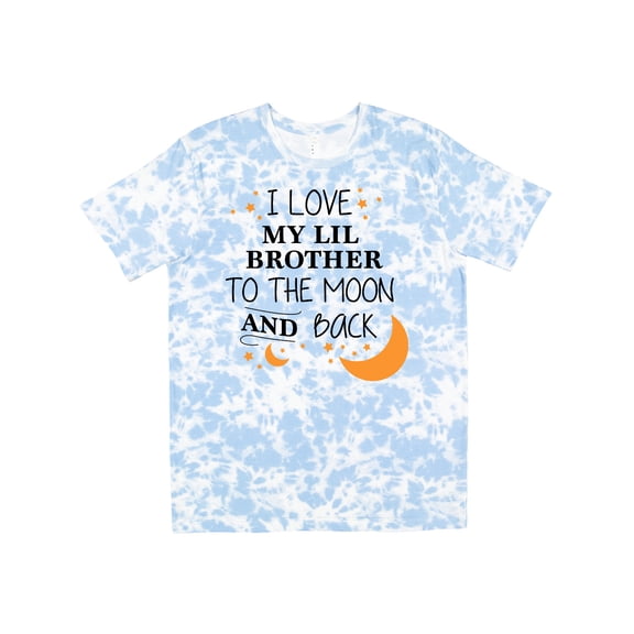 Inktastic I Love My Lil Brother to the Moon and Back T-Shirt