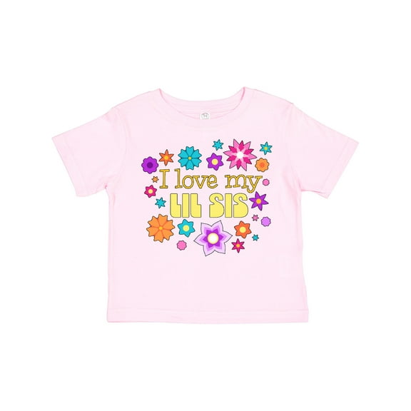 Inktastic I Love My Lil Sis Boys or Girls Toddler T-Shirt