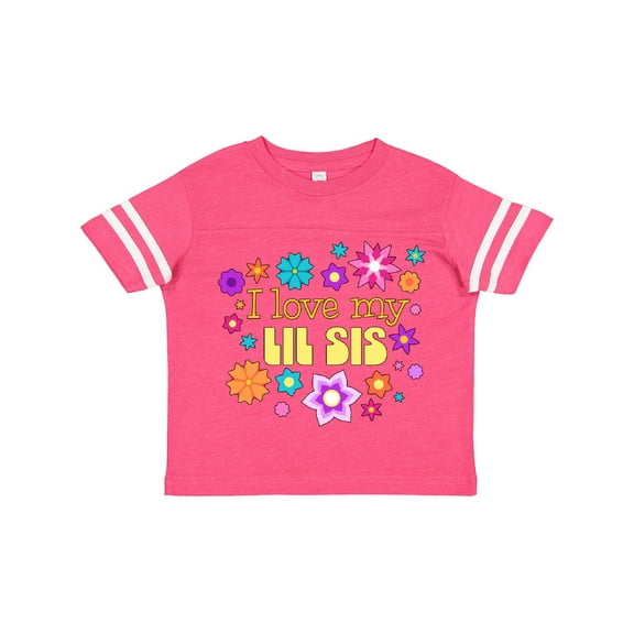 Inktastic I Love My Lil Sis Boys or Girls Toddler T-Shirt
