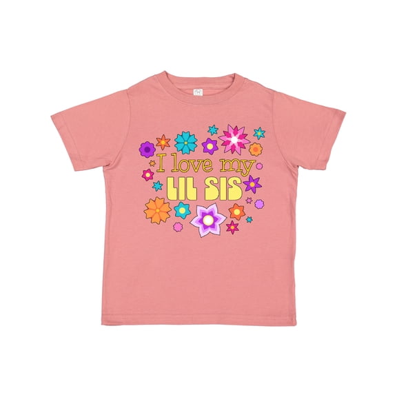 Inktastic I Love My Lil Sis Boys or Girls Toddler T-Shirt