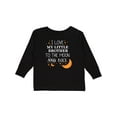 thumbnail image 1 of Inktastic I Love My Little Brother To The Moon and Back Boys or Girls Long Sleeve Toddler T-Shirt, 1 of 5