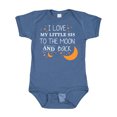 thumbnail image 1 of Inktastic I Love My Little Sis to the Moon and Back Boys or Girls Baby Bodysuit, 1 of 5