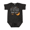 thumbnail image 1 of Inktastic I Love My Little Sis to the Moon and Back Boys or Girls Baby Bodysuit, 1 of 5