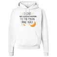 thumbnail image 1 of Inktastic I Love My Little Sister to the Moon and Back Adult Hoodie Sweatshirt, 1 of 4