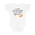 thumbnail image 1 of Inktastic I Love My Little Sister to the Moon and Back Boys or Girls Baby Bodysuit, 1 of 5