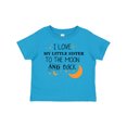thumbnail image 1 of Inktastic I Love My Little Sister to the Moon and Back Boys or Girls Toddler T-Shirt, 1 of 5