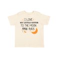 thumbnail image 1 of Inktastic I Love My Little Sister to the Moon and Back Boys or Girls Toddler T-Shirt, 1 of 5