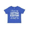 thumbnail image 1 of Inktastic I Love My Little Sister with Hearts Boys or Girls Toddler T-Shirt, 1 of 5