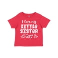 thumbnail image 1 of Inktastic I Love My Little Sister with Hearts Boys or Girls Toddler T-Shirt, 1 of 5