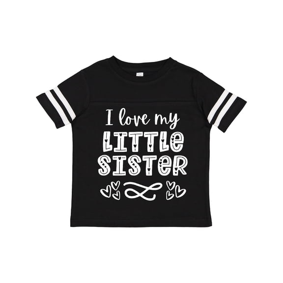 Inktastic I Love My Little Sister with Hearts Boys or Girls Toddler T-Shirt