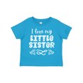 thumbnail image 1 of Inktastic I Love My Little Sister with Hearts Boys or Girls Toddler T-Shirt, 1 of 5