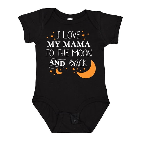 Inktastic I Love My Mama To The Moon and Back Boys or Girls Baby Bodysuit