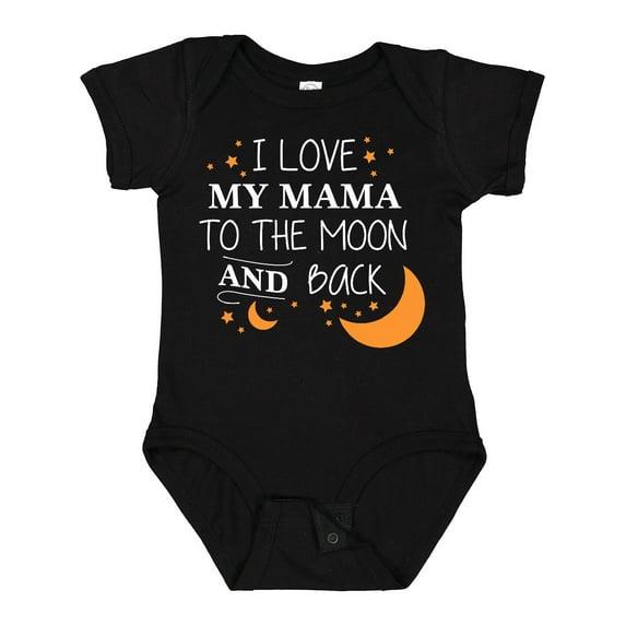 Inktastic I Love My Mama To The Moon and Back Boys or Girls Baby Bodysuit