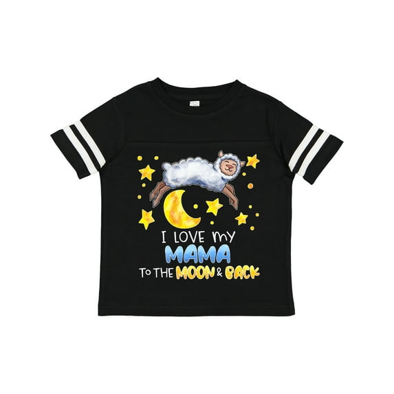 Inktastic I Love My Mama to the Moon and Back Cute Sheep Boys or Girls Toddler T-Shirt