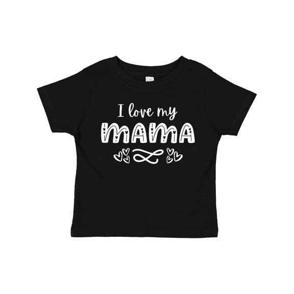 Inktastic I Love My Mama with Hearts Boys or Girls Toddler T-Shirt