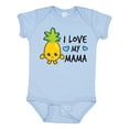 thumbnail image 1 of Inktastic I Love My Mama with Pineapple Boys Baby Bodysuit, 1 of 5