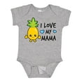 thumbnail image 1 of Inktastic I Love My Mama with Pineapple Boys Baby Bodysuit, 1 of 5