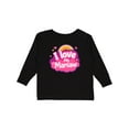 thumbnail image 1 of Inktastic I Love My Mamaw Grandchild Girls Long Sleeve Toddler T-Shirt, 1 of 5