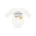 thumbnail image 1 of Inktastic I Love My Maw Maw to the Moon and Back Boys or Girls Long Sleeve Baby Bodysuit, 1 of 5