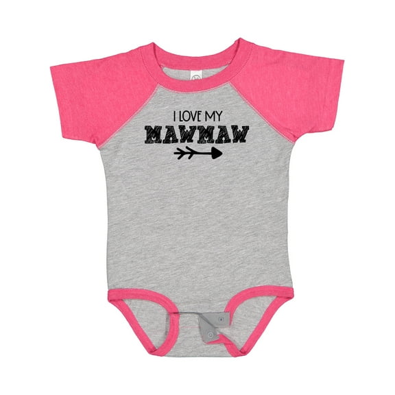 Inktastic I Love My Mawmaw with Arrow Boys or Girls Baby Bodysuit