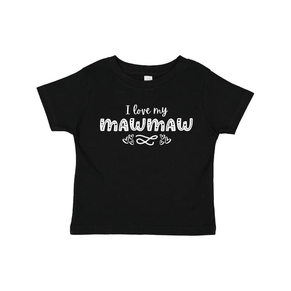 Inktastic I Love My Mawmaw with Hearts Boys or Girls Toddler T-Shirt