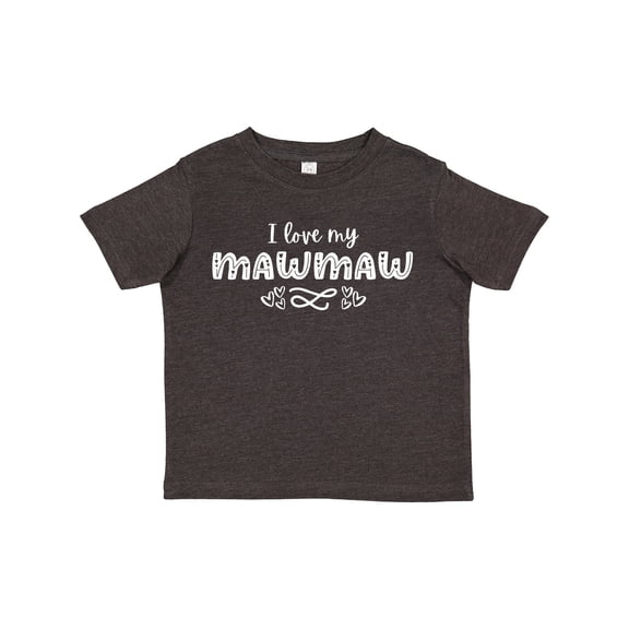 Inktastic I Love My Mawmaw with Hearts Boys or Girls Toddler T-Shirt